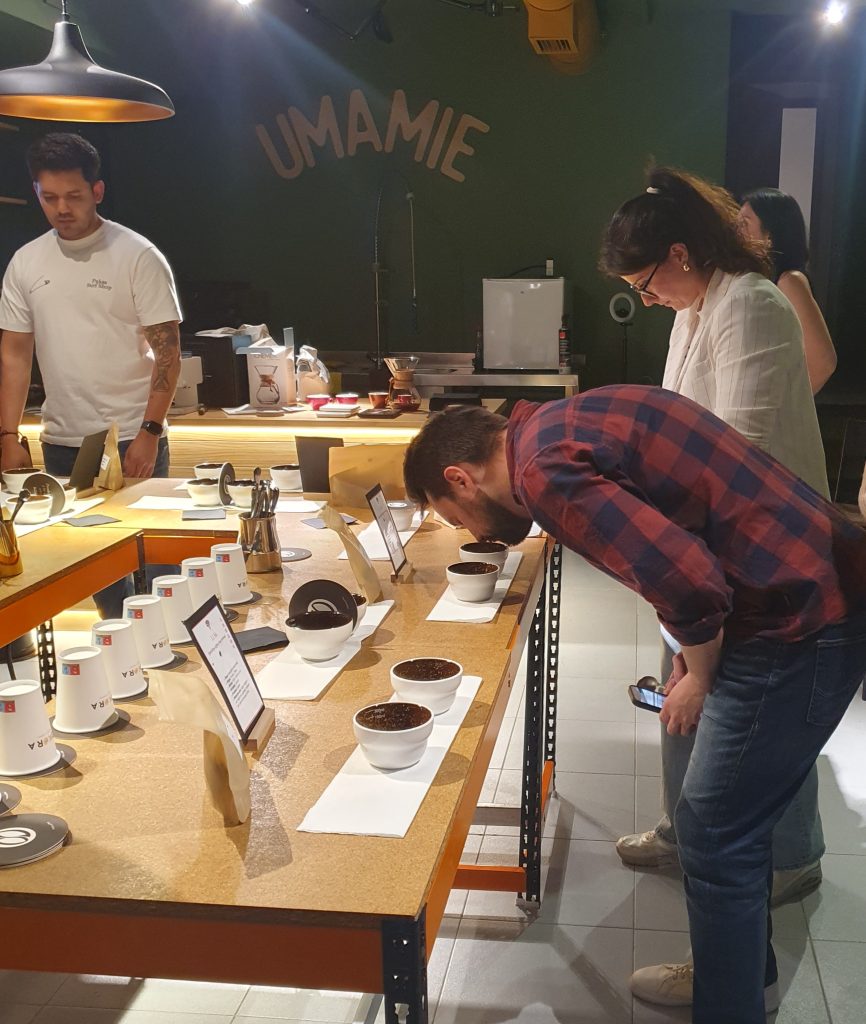 cata de café en Bilbao